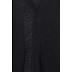 Front-open embroidered Kaftan abaya- Black